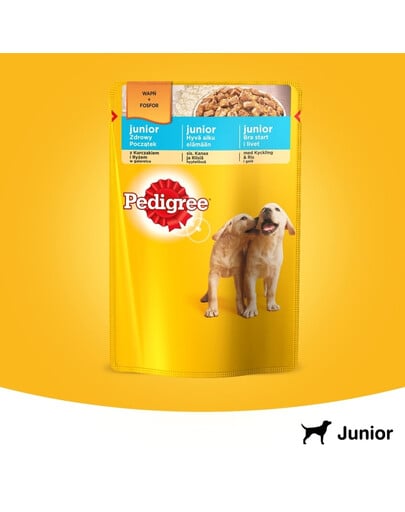 PEDIGREE Junior kuracie s ryžou v želé 0.1 kg