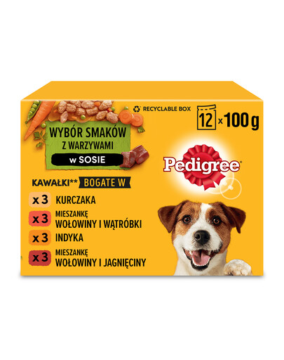 PEDIGREE Mix pochútiek 12x100g