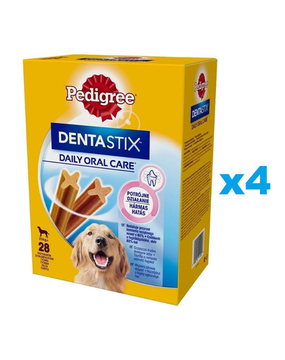 PEDIGREE DentaStix (veľké plemená) zubná maškrta pre psov 112 ks - 16x270g