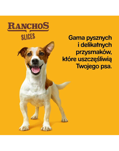 PEDIGREE Ranchos Slices 60g – przysmaki dla psa z wołowiną