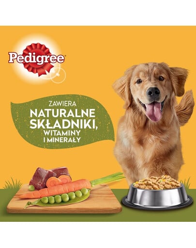 PEDIGREE Konzerva s kuracím a mrkvou v želé 400g