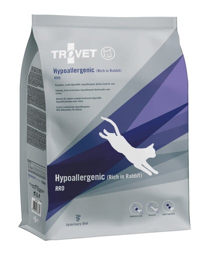 TROVET Hypoallergenic Rabbit RRD dla kota 2,5 kg