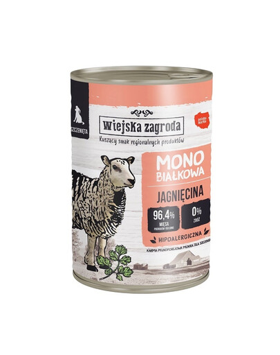 WIEJSKA ZAGRODA Puppy Lamb 400g