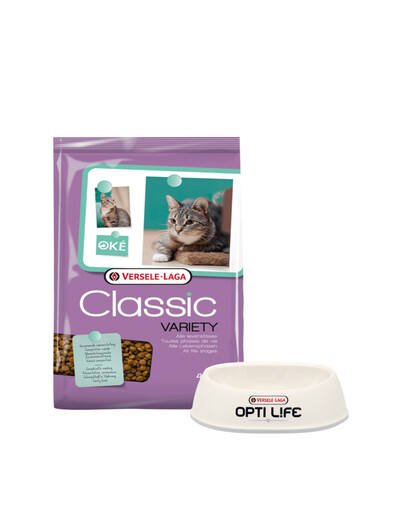 VERSELE-LAGA Classic cat variety 4 kg + plastová miska pre mačky ZADARMO