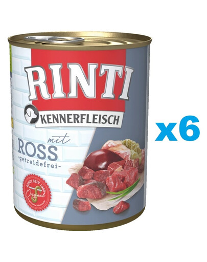 RINTI Kennerfleisch Horse 6x400 g