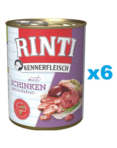RINTI Kennerfleisch Ham 6x800 g
