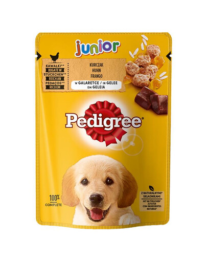 PEDIGREE Junior kuracie s ryžou v želé 0.1 kg