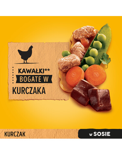 PEDIGREE kuracie a zelenina v omáčke 0.1 kg