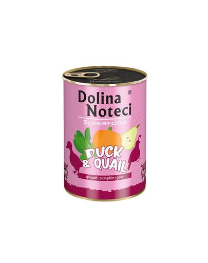 DOLINA NOTECI Premium SuperFood kačica a prepelica 400 g