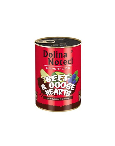 DOLINA NOTECI Premium SuperFood hovädzie mäso a husacie srdcia 400 g