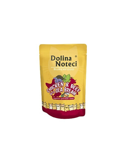 DOLINA NOTECI Superfood kuracie a hovädzie 85g pre mačky