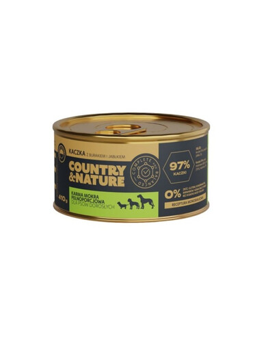 COUNTRY&NATURE Kačacie s cviklou a jablkom 410 g
