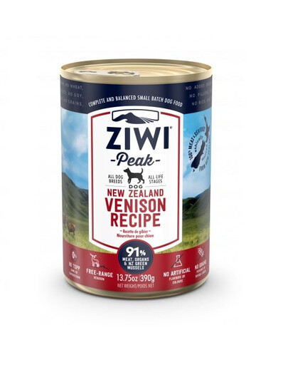 ZIWIPEAK Dog Venison 390 g