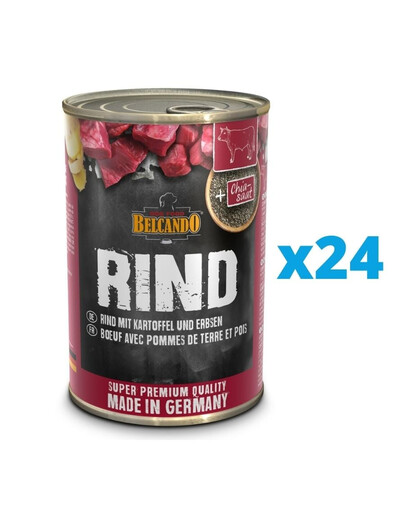 BELCANDO Super Premium Hovädzie so zemiakmi 24x400 g