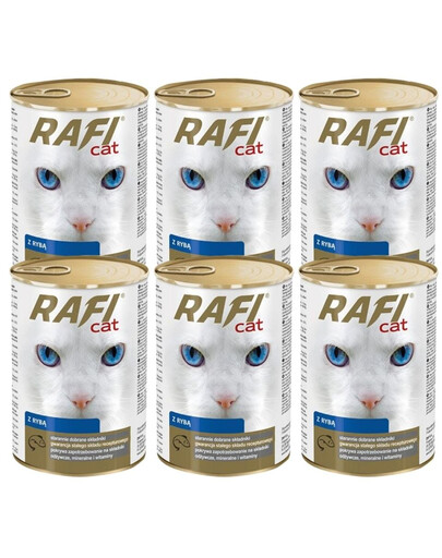 DOLINA NOTECI RAFI Cat Adult Ryby 6x415 g