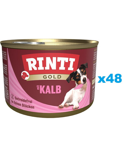 RINTI Gold Veal Mini 48x185g Konzerva s teľacím mäsom