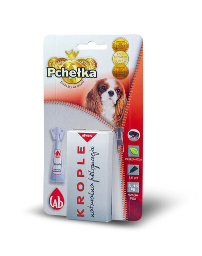 PCHELKA Bio kvapky pre psy 5-15 kg 1.5 ml