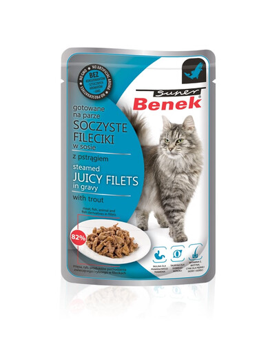 BENEK Super filé v omáčke s pstruhom 85 g