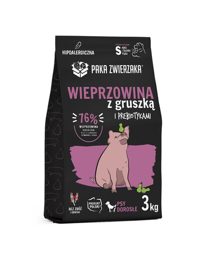 PAKA ZWIERZAKA Seventh Heaven 3 kg Suché krmivo s bravčovinou a hruškou