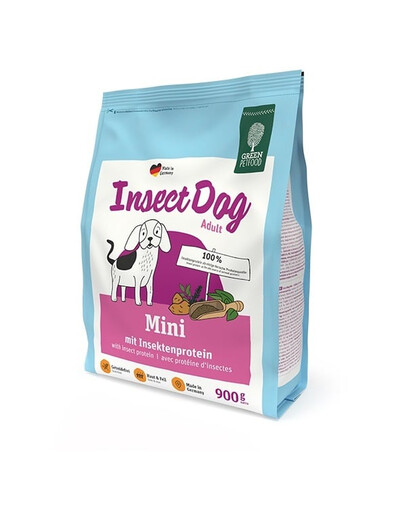 InsectDog Mini 5x900g karma z insektami dla psów ras małych