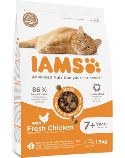 For Vitality Cat Senior Chicken 1.5 kg