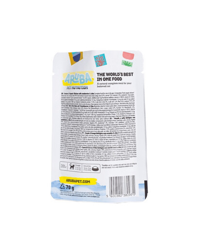 ARUBA Cat Dziczyzna i kurczak z żurawiną i chia 70 g