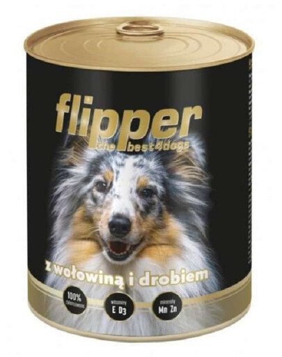 flipper wołowina z drobiem 400g