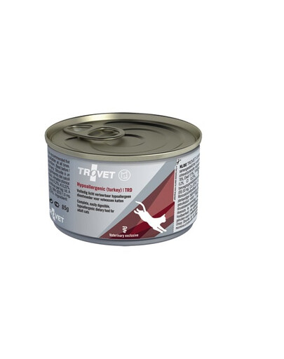 TROVET Hypoallergenic Turkey TRD 200g Konzerva pre mačky s morčacím mäsom