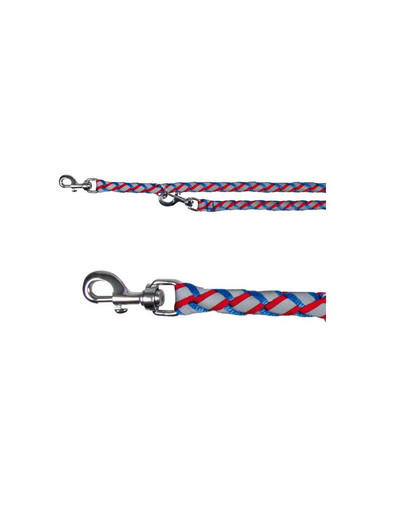 TRIXIE Vodítko nylonové 2 m / 12 mm nebesky modro - červené