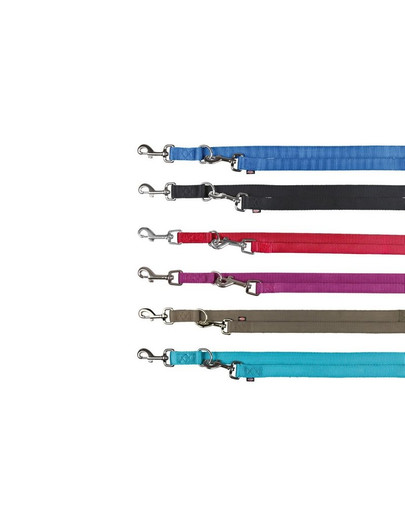 TRIXIE Vodítko regulovatelné premium (XS-S) 2.0m/15mm hnedé