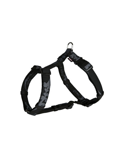 TRIXIE Szelki "Modern art king of dogs harness elegance" S - M 40-65 cm / 15 mm czarny
