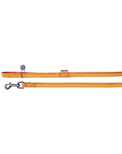 ZOLUX Vodítko mac leather 10 mm / 1.2 m žlté