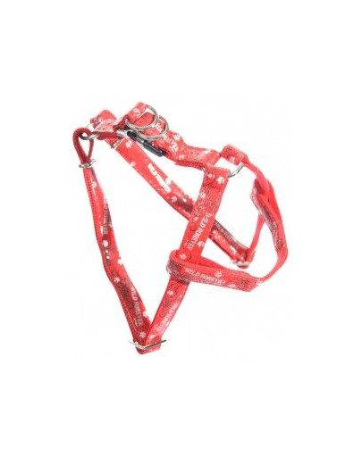 ZOLUX Envy Postroj pre psov regulovateľný wild forever 10 mm - červený