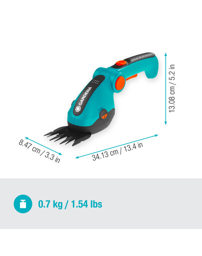 GARDENA Akumulátorové nožnice na trávu ComfortCut Li