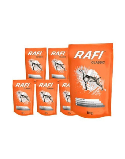 DOLINA NOTECI Rafi Classic bezzbożowa mokra karma 40x500 g