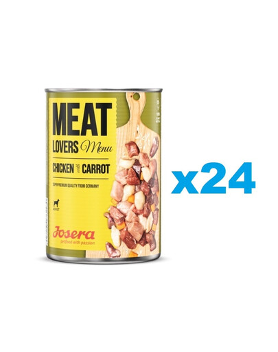 JOSERA Meatlovers 24x400g Krmivo s kuracinou a zeleninou