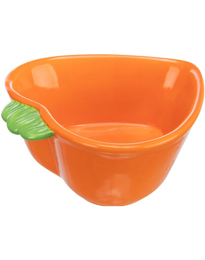 TRIXIE Miska keramická pre hlodavce v tvare mrkvy 180 ml