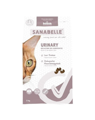 SANABELLE Urinary 2 kg Krmivo pre mačky s citlivým močovým systémom