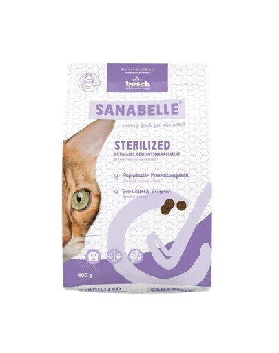 SANABELLE Sterilized 400 g Krmivo pre kastrované mačky