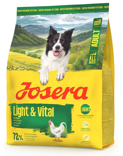 JOSERA Light Vital 900g Krmivo pre psov s nadváhou