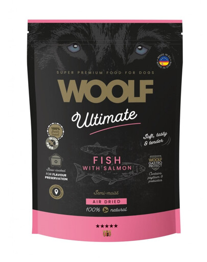 WOOLF Ultimate Soft Adult Dog Fish with Salmon 1 kg bezobilné krmivo s rybou a lososom pre psov