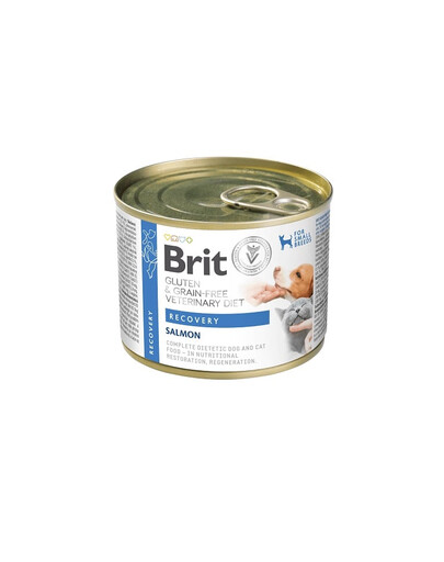BRIT Veterinary Diet Grain Free Recovery 200 g losos a kuracia pečeň pre psa a mačku v období rekonvalescencie