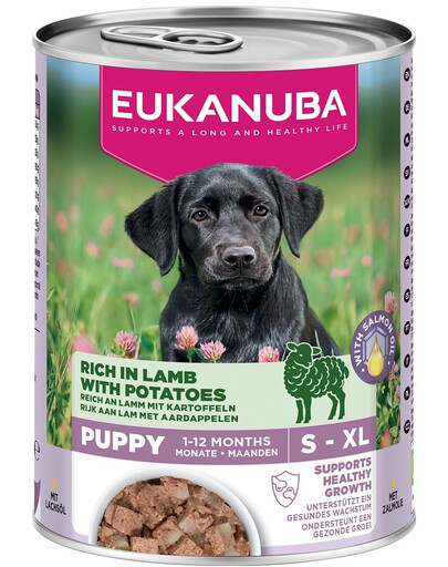EUKANUBA Life Care Puppy Rich in Lamb 400 g Paštéta pre šteniatka bohatá na jahňacinu a zemiaky