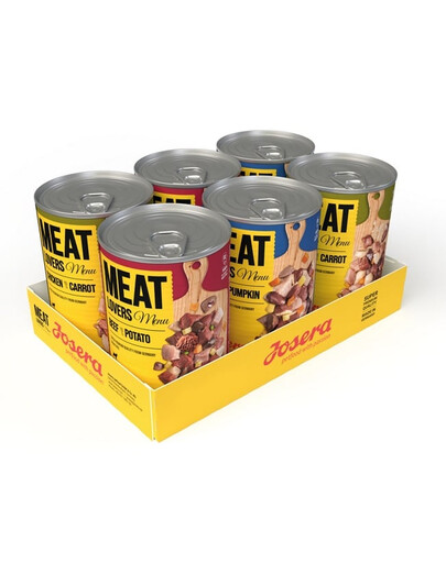 JOSERA Meat Lovers Menu Multipack 6x400g Konzerva pre psov