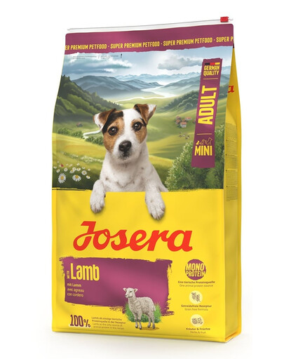 JOSERA Lamb Adult Mini 10 kg Monoproteínové krmivo pre malé psy