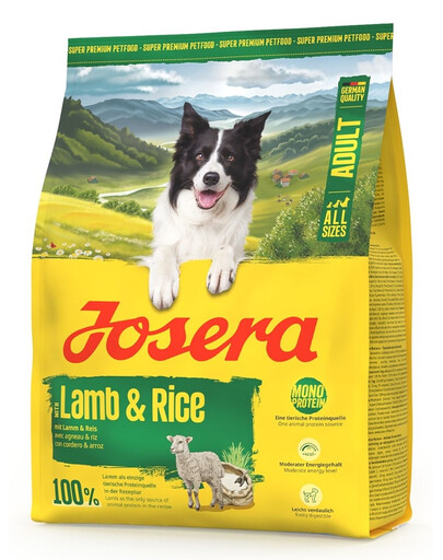 JOSERA Lamb and Rice Adult 900g Krmivo s jahňacím mäsom pre dospelých psov
