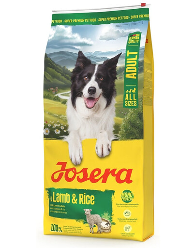 JOSERA Lamb and Rice Adult 12,5kg Monoproteinové krmivo pre psov