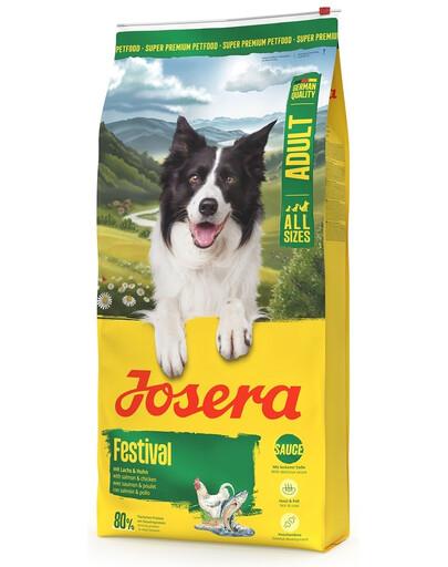 JOSERA Festival 12,5kg Krmivo pre vyberavých psov s chutnou omáčkou