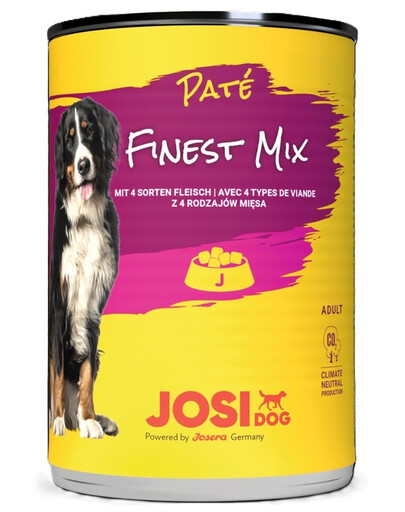 JOSERA JosiDog Pate Finest Mix 800g Paštéta s 5 rôznymi druhmi mäsa pre psov