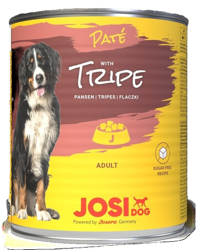 JOSERA JosiDog Pate Tripe 800g Paštéta s črevami pre dospelých psov